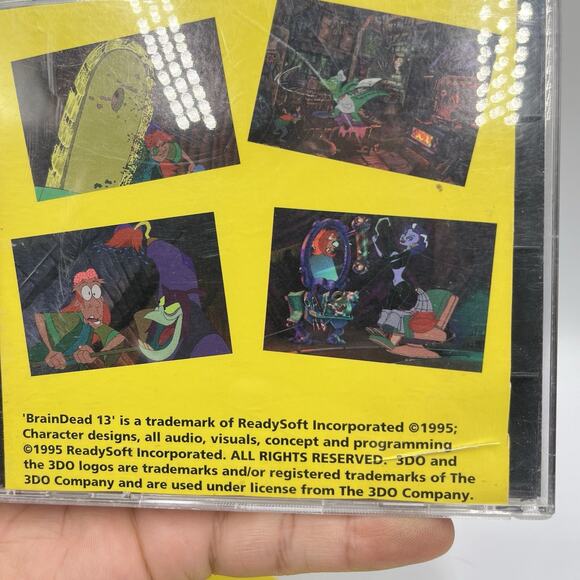 Brain Dead 13 Panasonic 3do Video Game Disc 1 Authentic Tested Adult - Picture 3 of 9